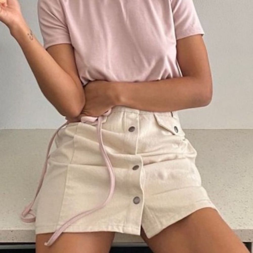 BDG Urban Outfitters Tan Button up Skirt Small